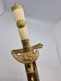 Sjælden original Hirchfænger med bengreb ca 1790, vanvittig kvalitet