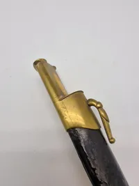 Sjælden original Hirchfænger med bengreb ca 1790, vanvittig kvalitet