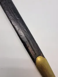Sjælden original Hirchfænger med bengreb ca 1790, vanvittig kvalitet