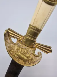Sjælden original Hirchfænger med bengreb ca 1790, vanvittig kvalitet