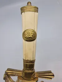 Sjælden original Hirchfænger med bengreb ca 1790, vanvittig kvalitet