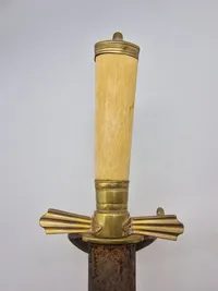 Sjælden original Hirchfænger med bengreb ca 1790, vanvittig kvalitet
