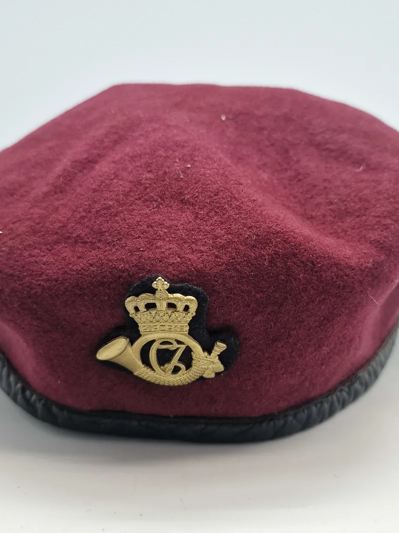 Original tidlig baret fra det danske Jægerkorps