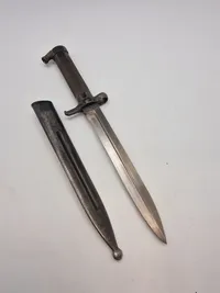 Original svensk M/96 bajonet brugt i den Danske brigade i Sverige