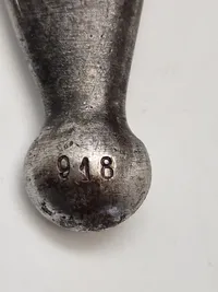 Original svensk M/96 bajonet brugt i den Danske brigade i Sverige