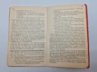 Original dansk soldater bog med omslag for Flyversoldat Karup 1939 med ID disk