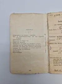 Original dansk soldaterbog Flyversoldat Værløse lejeren 1933