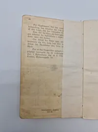 Original dansk soldaterbog Flyversoldat Værløse lejeren 1933