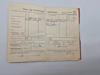 Original dansk soldaterbog Flyversoldat Værløse lejeren 1933
