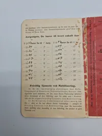 Original dansk soldaterbog Flyversoldat Værløse lejeren 1933