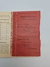 Original dansk soldaterbog Flyversoldat Værløse lejeren 1933