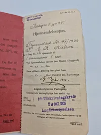 Original dansk soldaterbog Flyversoldat Værløse lejeren 1933