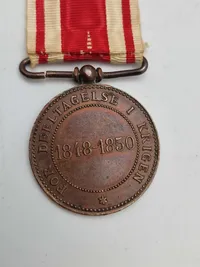 Original krigs deltager medalje 1848-50