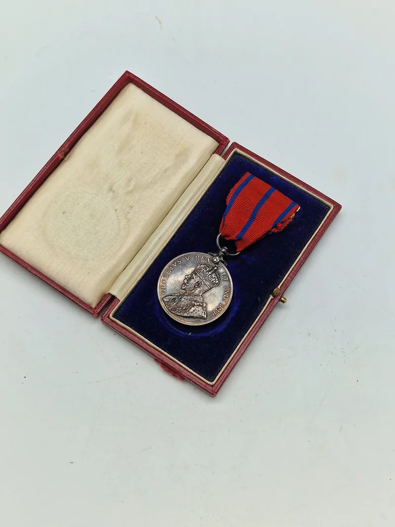 Original King George V’s Police Coronation Medal 1911 - navngivet