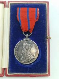 Original King George V’s Police Coronation Medal 1911 - navngivet