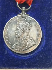 Original King George V’s Police Coronation Medal 1911 - navngivet