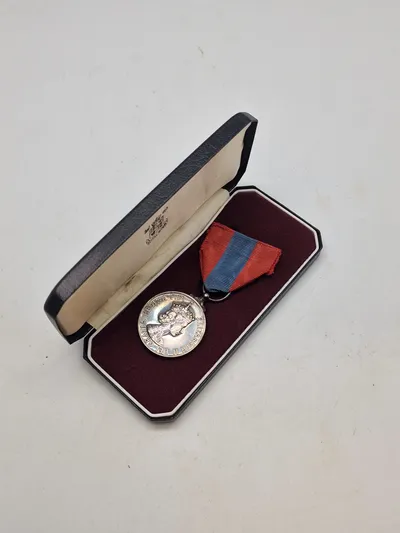Original Imperial Service Medal - navngivet