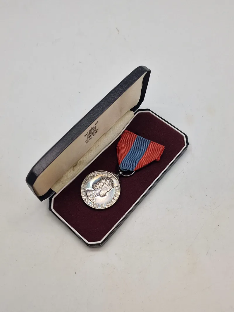 Original Imperial Service Medal - navngivet