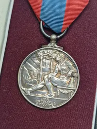 Original Imperial Service Medal - navngivet