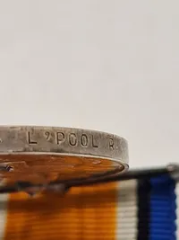 Original British War Medal samt Victory Medal - Givet til: 355368 P.T.E. W.G. STEWART L.POOL R