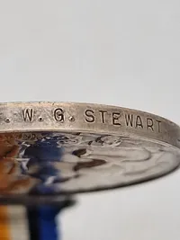 Original British War Medal samt Victory Medal - Givet til: 355368 P.T.E. W.G. STEWART L.POOL R
