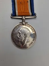 Original British War Medal WW1 - givet til A.H. Hodges Army Vetenarian Corps