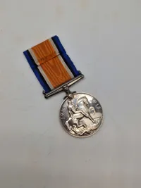 Original British War Medal WW1 - givet til A.H. Hodges Army Vetenarian Corps