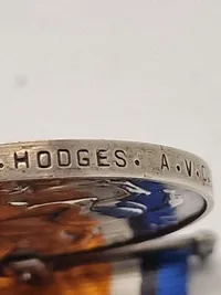 Original British War Medal WW1 - givet til A.H. Hodges Army Vetenarian Corps