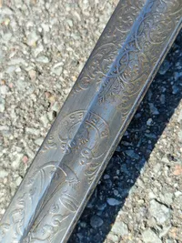 Original Victorian Rifle Volunteers Officers sword in scabbard.