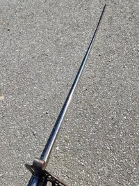 Original Victorian Rifle Volunteers Officers sword in scabbard.