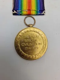 Medaljer Givet til Engelsk Royal Navy sømand WW1, alle med samme navn, sjældent med æsker mm.