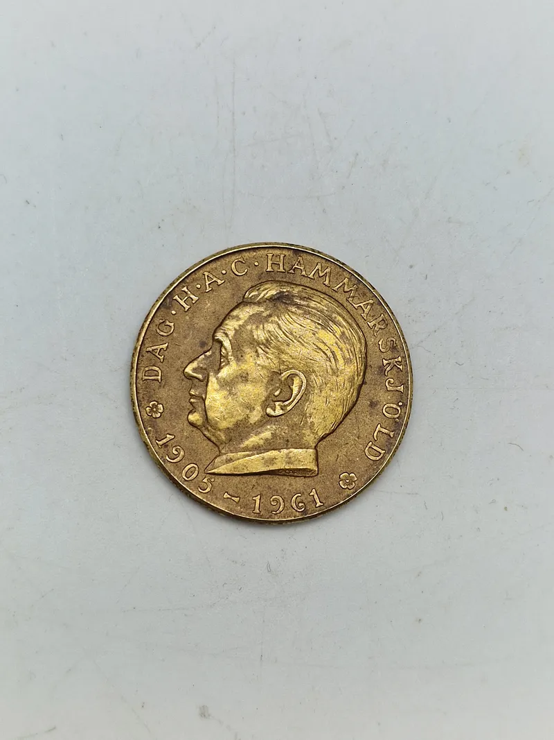 Original Dag Hammarskjölds mindepengemedalje 1961