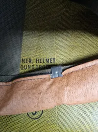 Original Amerikansk M!  hjelm camouflage cover en af de sidste fra 80-erne