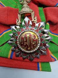 Sjældent originalt sæt - Order of the White Elephant  (Knight Grand Cross)  Sterling sølv