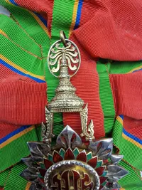 Sjældent originalt sæt - Order of the White Elephant  (Knight Grand Cross)  Sterling sølv