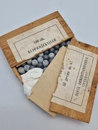 Original projektil æske med M/67 projektiler