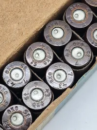 Original æske 9 mm patroner - tyske ww2, deaktiveret
