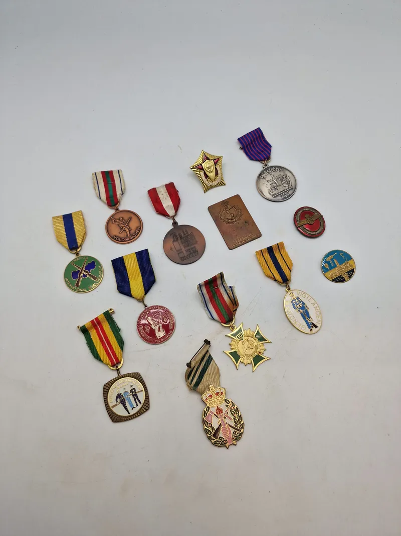 Samling medaljer