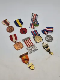 Samling medaljer