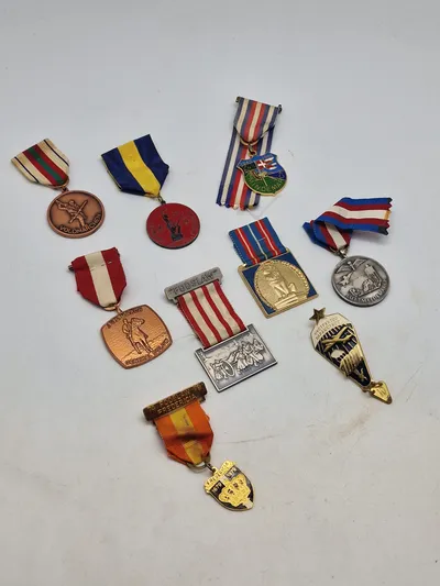 Samling medaljer