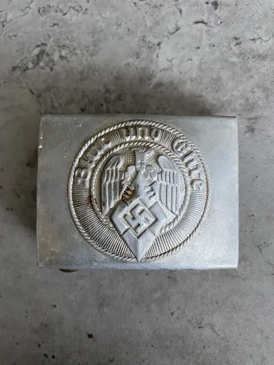 HitlerJugend bæltespænde - veludført Postwar