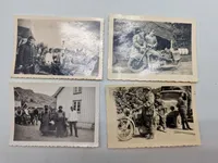 Originale fotos af Tyske soldater WW2 på motorcykler