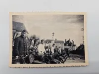 Originale fotos af Tyske soldater WW2 på motorcykler