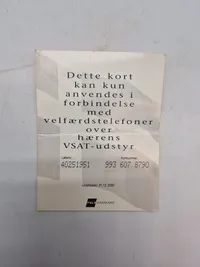 Samling militære telekort