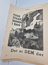 Sjælden Dansk nazistisk blad Daggry 1945