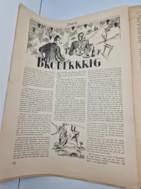 Sjælden Dansk nazistisk blad Daggry 1945