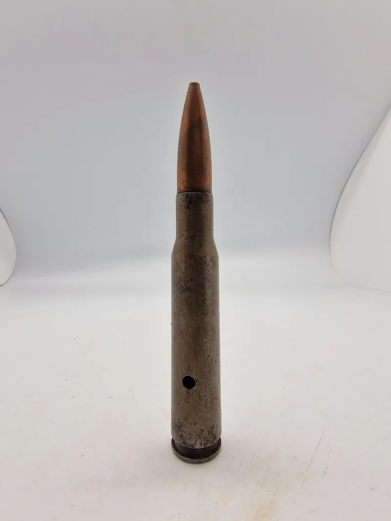 Original WW2 12.7 øvelsespatron