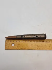 Original WW2 12.7 øvelsespatron