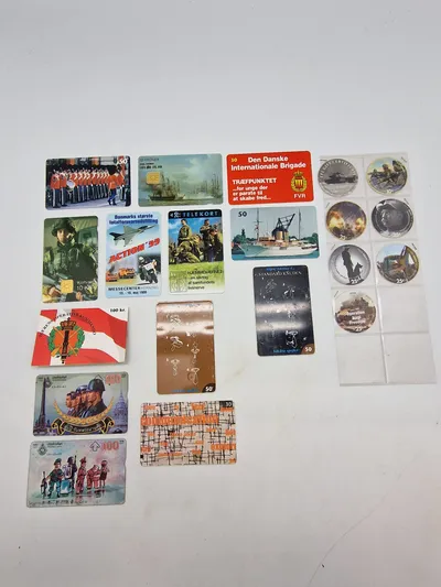 Samling militære telekort