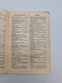 Originalt hæfte - Vocabulary of German Military terms and abbreviations 1942